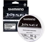 SHIMANO Yasei Predator Fluorocarbon, 50m, 0,2mm, 3.05kg / 6,72lbs, transparent, bas de ligne, YASPFL5020