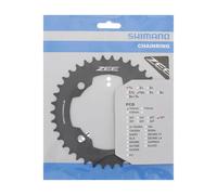 SHIMANO Fc-m640 Corona Unisex Adulto, Nero, 38 Denti