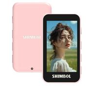 Shimbol CP5 Mini écran de moniteur à selfie - Moniteur de caméra arrière sans fil 2,2" pour iPhone & Android (Wi-Fi et Bluetooth), batterie 3h, idéal pour selfies et vlogs Rose