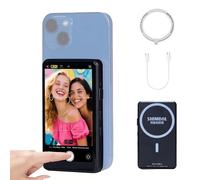 Shimbol P4 Noir Moniteur de Téléphone sans Fil pour Vlog et Selfie avec Écran Tactile de 4" | Fixation Magnétique avec Commande Inversée pour Série iPhone 17/16/15/14/13 (Pro/Pro Max/Plus) et Android