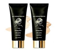 Shimma Body Coverage Perfector, Shimma Waterproof Tattoo Cover Up, Black Seed Oil Concealer, Long Lasting Body Makeup for Legs, Lightweight Transfer-Proof, Natural Finish (Warm+Natural)