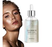 Shimmer Bødy Oil - Huile pailletée longue durée Pøurle corps - Surligneur léger imperméable, non collant - Paillettes de maquillage brillantes, spray surligneur liquide pour le visage et le corps pour