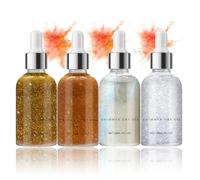 Shimmer Dry Oil Lotion brillante pour le corps pendant 24 heures, imperméable, 30 ml, lotion brillante et durable, pour festival, fête et maquillage (ABCD, 30 ml)