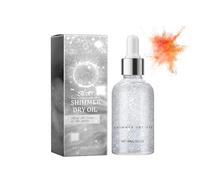 Shimmer Dry Oil - Lotion brillante pour le corps - Tenue 24 heures - Imperméable - Longue durée - 30 ml - Pour festival, fête et maquillage (D, 30 ml)