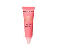 Revolution Juicy Peptide Lip Balm, Baume à Lèvres Hydratant aux Peptides, Squalane & Vitamine E, Vegan & Cruelty-Free, 8ml, Shimmer Mai Tai Pink