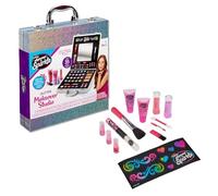 Shimmer 'n Sparkle Kit de maquillage à paillettes pour studio de beauté - Tout-en-un pour les yeux, les joues et les lèvres à partir de 8 ans