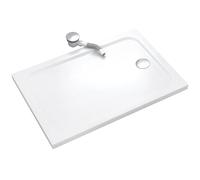 SHIMMER Receveur de douche 70 x 170 cm acrylique Blanc + bonde et siphon inclus - Salle de bain