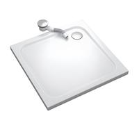 SHIMMER Receveur de douche 70 x 70 cm acrylique Blanc + bonde et siphon inclus - Salle de bain
