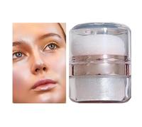 Shimmering Highlight Patting Powder, Glowing Highlighter Makeup Powder Face & Body, Brightening Contouring with High Gloss Finish, Long-Lasting Glitter Blush for a Radiant Glow