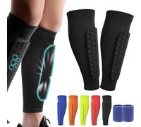 Shin Defender Shin Guards, Shinbang Protector 2.0, Shin Defender Shin Guards Kids, Shinbang Protector Ski, Shindefender Shin Guards, Fit Conforms to The Leg, Shin Pads Cover for Sports (XL,Black)