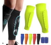 Shin Defender Shin Guards, Shinbang Protector 2.0, Shin Defender Shin Guards Kids, Shinbang Protector Ski, Shindefender Shin Guards, Fit Conforms to The Leg, Shin Pads Cover for Sports (XL,Green)