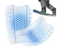 Shin Pads -Ski Shin Guards | Ski Guards ShinPads 2-Piece Self-Adhesive Reusable Gel Protective Pads for Skii Boots, Soccer, Hockey, Snowboarding, Racing, Adults, Teens, Kids, Women