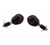 Shin Yo 202-265 Clignotant Guidon Lycaon Noir Verre Teinté