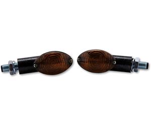 Shin Yo Cat-Eye Mini, clignotants Court Carbone Orange Teinté Carbone Orange Teinté