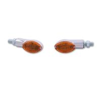 SHIN YO CATEYE Mini clignotant court, Chrome