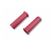 SHIN YO Custom Old Style Grips 1 pouce (25,4 mm) paire rouge foncé, rouge