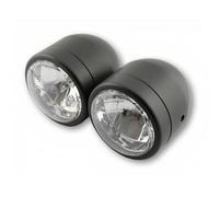 SHIN YO Doppelscheinwerfer Schwarz, 1 x H4 55/60 W, 1 x H7 55 W