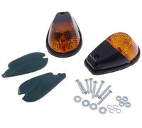 SHIN YO habillage de clignotant, noir, lentille jaune, paire