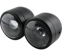 Shin-Yo Kit Pour Phare Principal À Led TWIN, NOIR MAT