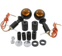 Shin yO lenkerblinker bull ´ s-eYE paire moto noir - 38 mm, halogène