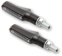 Shin Yo Shorty Fin, Feu arrière/signalisation de virage à LED 3 Noir Teinté Noir Teinté