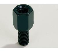 SHIN YO Spiegeladapter Loch M8 re. auf Bolzen M10 re. schwarz