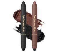 Shinalify Eyeshadow, Freshlus Shadow Liner Duos, Mitlume Perfect Color Duo-Shadow Liner 2-in-1 Eyeliner & Eyeshadow, Waterproof, Smudge-Proof Duo Eye Shadows Stick (Set-G)
