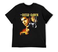 SHINAN from Dusk Till Dawn T-Shirt Graphic Top Printed Shirt Short-Sleeve Tee Mens Black