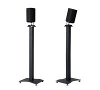 shinar Lot de 2 Supports de Haut-Parleur en métal, compatibles avec SONOS Era 100, avec rotations réglables jusqu'à 360°, inclinaisons -70° / +70° pour Sonos Era 100 (Noir)
