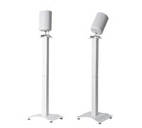 shinar Lot de 2 Supports de Haut-Parleur en métal, compatibles avec SONOS Era 100, avec rotations réglables jusqu'à 360°, inclinaisons -70° / +70° pour Sonos Era 100 (Blanc)