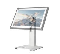 shinar Support métallique pour écrans Show 15 et Show 21 avec Gestion des câbles, pivotant à 360°, inclinable de -50° à +50° - Support de Bureau pour moniteurs de 13 à 29 Pouces