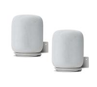 shinar Support Mural en Élément de Fixation Mural Compatible avec Homepod 2 | Métal Peu encombrant-Support pour accessoires-Compatible avec Homepod 2-Gestion de câbles intégrée-12kg(2-Pack,Blanc)