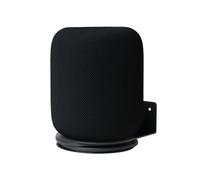 shinar Support Mural en métal Compatible avec Homepod 2 - Peu encombrant - Support pour Accessoires - Compatible avec Homepod 2 - Gestion de câbles intégrée - 12 kg (1-Pack, Noir)
