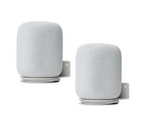 shinar Support Mural en métal Compatible avec Homepod 2 - Peu encombrant - Support pour Accessoires - Compatible avec Homepod 2 - Gestion de câbles intégrée - 12 kg (2-Pack, Blanc)