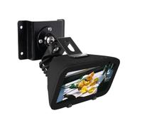 shinar Support Mural en métal pour Sh0w 5 (3ème génération) pivotant jusqu'à 360°, inclinable à -50°/+50°, Accessoires pour Sh0w 5 3ème génération avec Gestion des câbles (Noir) (Noir)