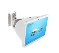 shinar Support Mural en métal pour Sh0w 8 (3ème génération), pivotant jusqu'à 360°, inclinable à -50°/+50°, Accessoire pour Sh0w 8 3ème génération, avec Gestion des câbles (Blanc)