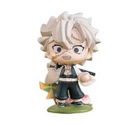 Shinazugawa Sanemi Cute Mini Q Figurine Shinazugawa Sanemi Action Figurine en PVC Statue Modèle Ornements pour fans d'anime Objets de collection