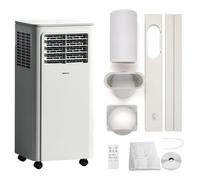 SHINCO Climatiseur mobile, 7000 BTU 2,05kW, Refroidir&Ventilation&Déshumidification, taille de la pièce jusqu'à 54m³(18㎡), Climatiseur mobile avec tuyau d'évacuation et tuyau de vidange, mode sommeil
