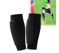 Shindefender Protège-tibias Shindefender Manchon de compression Shindefender avec coussinets en nid d'abeille, protège-tibias pour Aldult