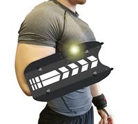 Shindn Alliage d’Aluminium Bouclier de métal Avant-Bras Blindage de Bras Bouclier Tactique léger (Bouclier LED)