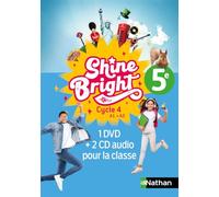 Shine Bright 5e A1>A2 – Coffret (1 DVD + 2 CD) – Édition 2024 – Nathan