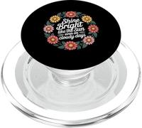 Shine Bright Like The Sun Even on Cloudy Days |- PopSockets PopGrip pour MagSafe