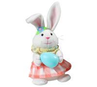 Shine Easter : Poupée lapin lumineux debout qui illumine la joie et les vacances KYw434 (11 cm)