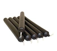 Shine Lot de 10 Bougies Non parfumées pour Un Prix raisonnable - Disponible en Violet, Vert, Bleu, Rose, Orange, Blanc et Rouge (Noir).