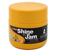 Ampro Shine-n-Jam Maximum Hold - Infused with Honey Extract to Strengthen Hair - Great for Taming Fringe, Ponytails, Soft Weaves, and Braids - Keeps Tresses Firm with Non-Greasy Shine - 113 g