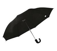 SONU Parapluie de voyage automatique coupe-vent compact avec ouverture automatique pour homme et femme Noir, Noir