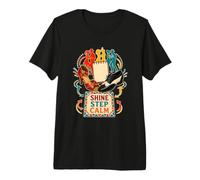 Shine Step Calm Salsa Pas et Rythme en Duo T-Shirt Haut de Gamme