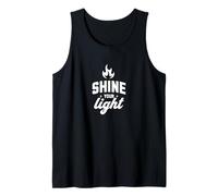 Shine Your Light Slogan Motivation Inspiration Débardeur