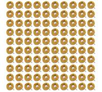 Shineboc 100 Pièces Meules à Polir Kit, 25mm Accessoires Dremel Polissage Abrasif Grain 80 Pour Outils Rotatifs Dremel Pour Polir Bijoux Bois