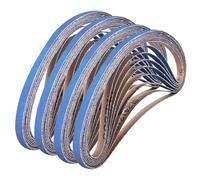 Shineboc 30PCS Bande Abrasive 9 x 533 mm 240 Grain | Ensemble de Bandes Abrasives pour Ponceuse à Bande, Bois & Métal